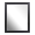 Inov8 MFED-BKST-108 Traditional Spiegelglas-Rahmen, 25 x 20 cm, Packung mit 2, schwarz ash silber trim