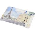 380183 Alpac Tablett, Motivaufdruck "Eiffelturm", Acryl, 30 x 22 x 3 cm