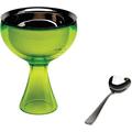 Alessi AMMI01S GB Big Love Eisbecher mit ein Eislöffel aus Edelstahl 18/10, green bud