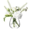 LSA International 9,5 cm Blume Mini Tisch Vase, transparent