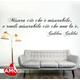 Adesiviamo wall0000496 N L Wandtattoo, PVC, schwarz, 180 x 47 cm