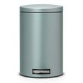 Treteimer 12 L Silent mit Kunststoffeinsatz / Metallic Mint