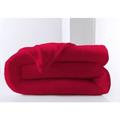 Today 232033 Decke Flauschiges Polyester 180 x 220 cm, Polyester, Pomme d'amour/Rouge, 180 x 220 cm