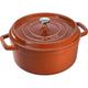 Staub Cocotte, rund, Induktionsgeeignet, Gusseisen, Zimt, 24 cm, 1 Einheiten