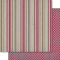 Ruby Rock-It Stripe – Heritage DS Papier 12 Zoll