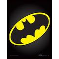 Pyramid International FP11204P-PL DC Comics (Batman Symbol) gerahmter Druck, 250 GSM Paperwrap MDF, Mehrfarbig, 44 x 33 x 4 cm