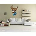 Indigos KAR-Wall-sport079-82 Wandtattoo Sport 079 - Wütender Eule - Wandaufkleber - 58 x 82 cm