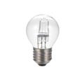 Bulk Hardware BH02382 Eco-Halogen Energiespar-Golfball, dimmbare Glühbirne, 18 W, Edisonsockel, Weiß, 5 Stück