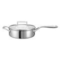 Kitchenaid KC2T35EHST Sautoir pfanne mit Griff und Deckel, Edelstahl, Silber, 52 x 25.50 x 13.30 cm