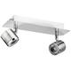 Eglo 93694 E Led-Balkenleuchte Modell Pierino /2, nickel matt / chrom