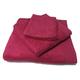 Deveaux Frottee-Handtuchset, 38 x 27 x 9 cm, einfarbig, 4-teilig, fuchsia, 38 x 27 x 9 cm