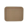 SIGNATURE HOME COLLECTION AP-179-C02 Tablett rechteckig, 44 x 33 x 3 cm ohne Griffe, beschichtetes Gewebe, hellbraun