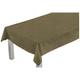 Comptoir du Linge CSI03012 Tischdecke, aus Polyester/Baumwolle, Taupe/Teflon, 140 x 140 cm, T 0,5 cm