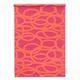 Lichtblick KRT.070.180.111 Rollo Klemmfix, ohne Bohren, blickdicht, Bubbles Kreise - Lila-Orange 70 cm x 180 cm (B x L)