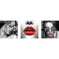 Eurographics DP-FRF1048 Deco Print Red Lips, 30 x 30 cm