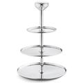 Georg Jensen GJ 170612 Etagere, Edelstahl, stainless steel, 26,4 x 26,4 x 35,2 cm