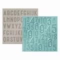 We R Memory Keepers Next Level Embossing Folder - ABC & 123