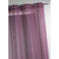 Home Maison hm6923305 Vorhang,/Gewinde gewebt, große Breite Polyester Pflaume 140 x 240 cm