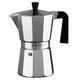 Ilsa – Aluminium Vitto Expresso Kaffeemaschine, Silber 9 Tassen Zentimeter Silber