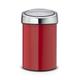 Touch Bin 3 L mit Kunststoffeinsatz / Passion Red