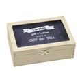 Contento 866381 Teebox Holz schwarz