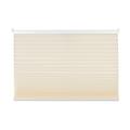 mydeco Plissee cream ohne Bohren 75 cm breit, verspannt, Jalousie Rollo -Komplettset- mit doppelten Stoff (Wabe), 75x130 cm