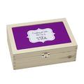 Contento 866378 Teebox Holz violett