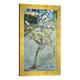 Gerahmtes Bild von Vincent van Gogh Birnenbaum in Blüte, Kunstdruck im hochwertigen handgefertigten Bilder-Rahmen, 40x60 cm, Gold raya
