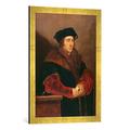 Gerahmtes Bild von Peter Paul Rubens Portrait of Sir Thomas More, Kunstdruck im hochwertigen handgefertigten Bilder-Rahmen, 50x70 cm, Gold raya