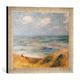 Gerahmtes Bild von Pierre Auguste Renoir "View of the Sea, Guernsey", Kunstdruck im hochwertigen handgefertigten Bilder-Rahmen, 40x30 cm, Silber raya