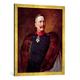 Gerahmtes Bild von Bruno Heinrich Strassberger Portrait of Kaiser Wilhelm II (1859-1941), Kunstdruck im hochwertigen handgefertigten Bilder-Rahmen, 60x80 cm, Gold raya