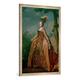 Gerahmtes Bild von Maria Feodorowna "Großfürstin Maria Feodorowna", Kunstdruck im hochwertigen handgefertigten Bilder-Rahmen, 70x100 cm, Silber raya
