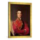 Gerahmtes Bild von Sir Thomas Lawrence Portrait of Arthur Wellesley (1769-1852), 1st Duke of Wellington, 1814", Kunstdruck im hochwertigen handgefertigten Bilder-Rahmen, 50x70 cm, Gold raya