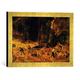 Gerahmtes Bild von Herri met de Bles Kupfermine, Kunstdruck im hochwertigen handgefertigten Bilder-Rahmen, 40x30 cm, Gold raya