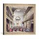 Gerahmtes Bild von T. & A.C. Rowlandson & Pugin "The Roman Catholic Chapel, Lincolns Inn Fields, from 'Ackermann's Microcosm of London', engraved by John Bluck (fl.1791-1819), 1", Kunstdruck im hochwertigen handgefertigten Bilder-Rahmen, 40x30 cm,...