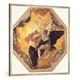 Gerahmtes Bild von Lelio Orsi "Der Raub des Ganymed", Kunstdruck im hochwertigen handgefertigten Bilder-Rahmen, 100x100 cm, Silber raya