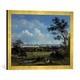 Gerahmtes Bild von John Knox A View of Regent's Park and the Colosseum from Primrose Hill, 1832", Kunstdruck im hochwertigen handgefertigten Bilder-Rahmen, 60x40 cm, Gold raya