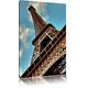 Pixxprint LFs7835_100x70 maiestätischer Eifelturm in Paris fertig gerahmt mit Keilrahmen Kunstdruck Kein Poster Oder Plakat auf Leinwand, 100 x 70 cm