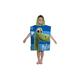 Character World 698 Lizenz The Good Dinosaur Cape Kapuzen-Badetuch Baumwolle Grün/Blau 115 x 50 cm