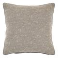 Dutch Decor WECO Kissen, Polyester/Leinen/Baumwolle/Bambus, Taupe, 45 x 45 cm