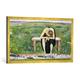 Gerahmtes Bild von Ferdinand Hodler "Enttäuschte Seele - Junger Mann", Kunstdruck im hochwertigen handgefertigten Bilder-Rahmen, 100x50 cm, Gold Raya