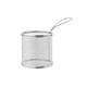 COSY TRENDY 5367190 Korb Pommes Frites Klein Edelstahl Silber 10,5 x 9 x 6,5 cm