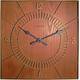 NeXtime 3112br Wood Square Wanduhr Holz braun 50 x 50 x 5 cm