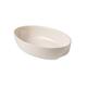 Pyrex 8013087.0 Curves Auflaufform, Oval, Keramik Steingut Creme, Cremefarben, 28 x 18 cm