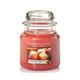 YANKEE CANDLE Summer Peach Duftkerze Glas, Orange, 10x9.8x12.4 cm