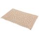 Villa d 'Este Home Tivoli Flower Platzdeckchen rechteckig Creme, Baumwolle, Beige