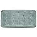 Kela 22369 Badewanneneinlage, Mit Sauger, PVC-Weichschaumbeschichtet, 72 x 36 cm, Kreta, Hellgrau