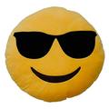 Emoticonworld Sonnenbrille – Kissen Smiley, 25 cm