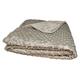 Comptoir du Linge 8940 Plaid Kugel doppelseitig Mikrofaser Coco, sand, 200 x 150 cm