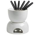 Maxwell & Williams IT51031 Schokoladenfondue 8-teilig, Edelstahl, weiß, 11.4 x 35.6 x 55.2 cm